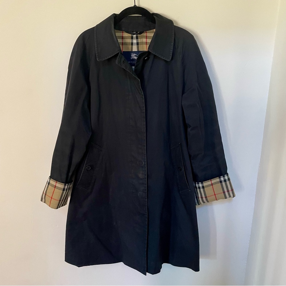 Burberry Vintage Nova Check Mid-length Trench Barn Coat 6 - Picture 3 of 10